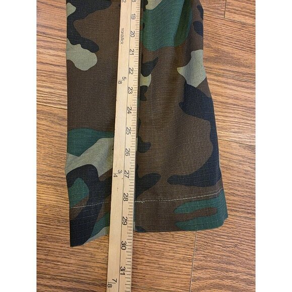 YoungLA Cargo Pants Mens Sz M Camo Military Green Ripstop Tactical #602 NWT - Picture 11 of 14